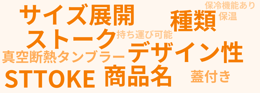 レビューキーワード分析
