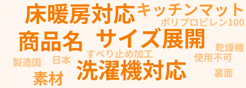 レビューキーワード分析