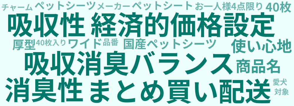 レビューキーワード分析