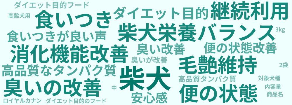 レビューキーワード分析